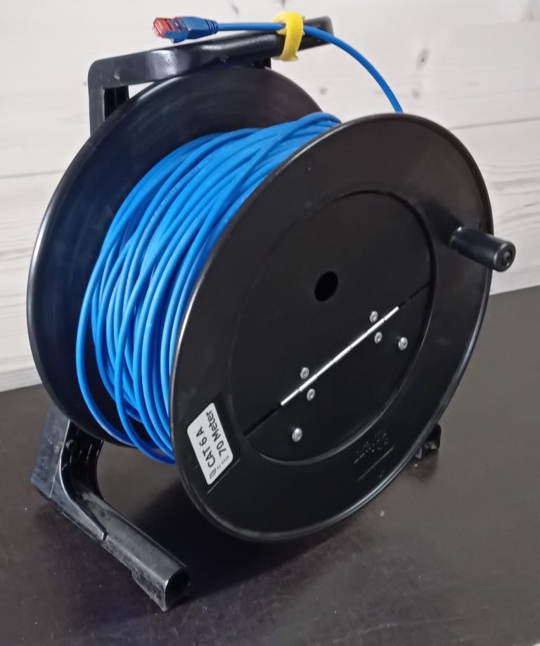 Ethernetkabel CAT6A, 70 meter